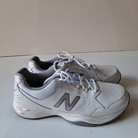 New Balance Men\'s 411 Comfort Ride Sneakers Shoes Size 11.5 EE - White MA411LW1 main image 12